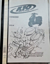 MALAGUTI F10 JETLINE PARTS MANUAL DEALER SUPPLIED COPY