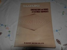 GENUINE Suzuki Constructions And Works Of Electrical Equipments Manual 1980
