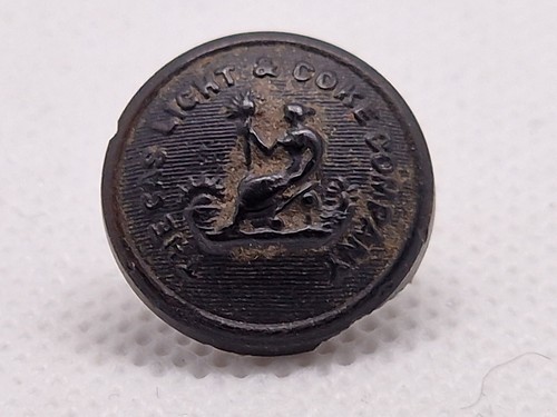 Very old button the - old, gas