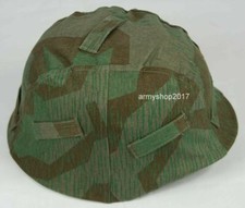 WWII GERMAN M35 REVERSIBLE MILITARY TACTICAL HELMET COVER COLOR SPLINTER CAMO