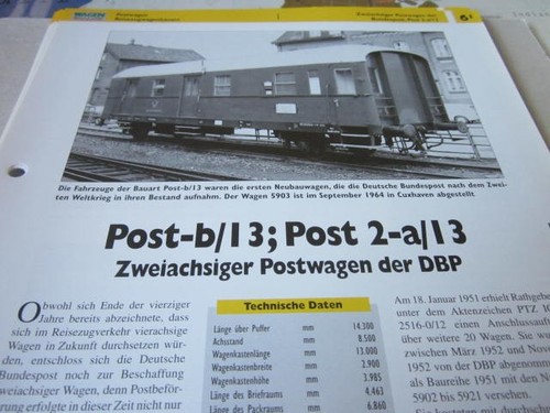 Railway car post - railway, post-b/13