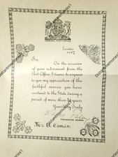1947 General Post Office Retirement – Wilfred Paling Signed – 40+ Yr (2)