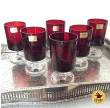 Vintage Luminarc Ruby Red