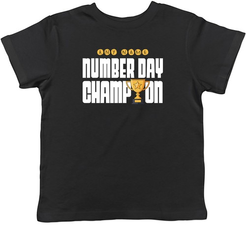 Personalised number day - number,