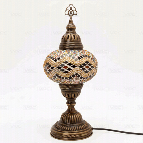 Amber turkish mosaic table - amber,