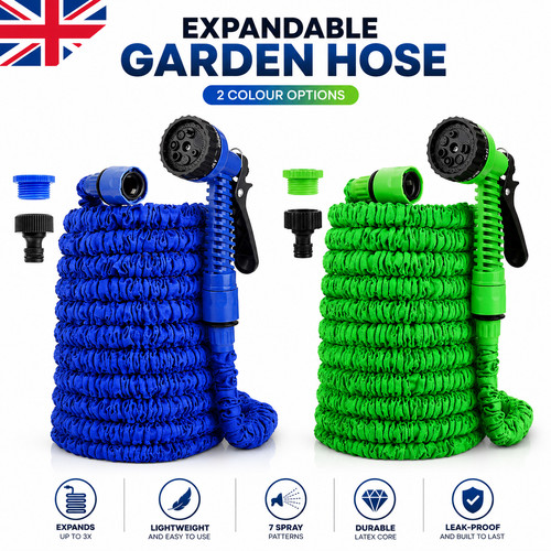 Expandable garden hose - hose, pipe