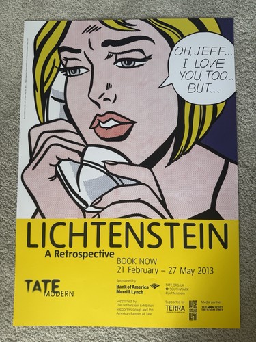 Vintage roy lichtenstein tate - vintage,