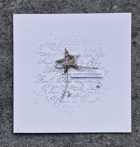 Christmas card handmade - card,