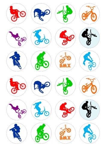 Edible bmx iced icing - edible,