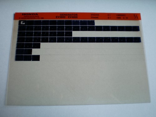 Microfiche spare parts catalog - microfiche,