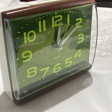 Luminous Easy To Read Glow In The Dark Alarm Clock Large Display Bedside Battery