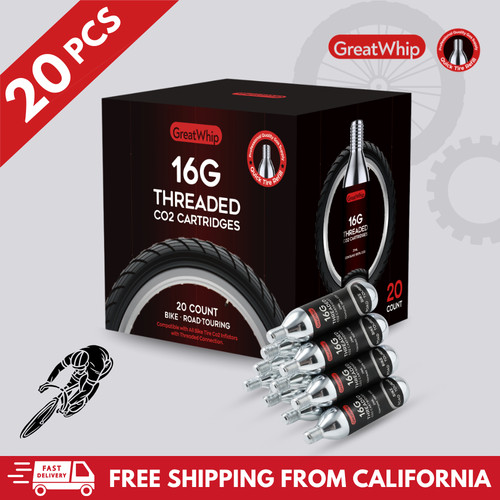 Greatwhip 16g co2 cartridge - greatwhip,