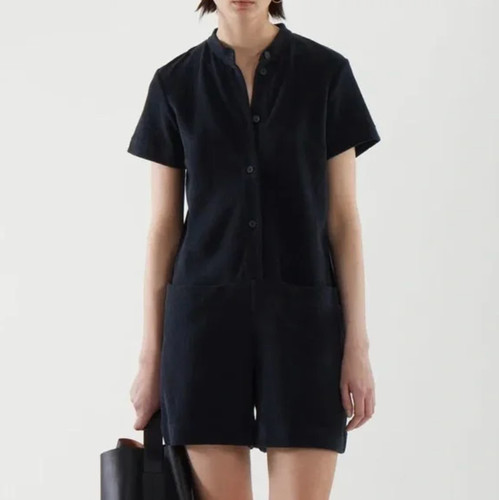 Cos terrycloth towelling navy - cos,