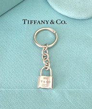 Tiffany & Co. 1837 Paglock Tag Key Ring Keyring Keychain in Sterling Silver