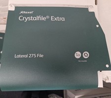 10 Rexel Twinlock Crystalfile