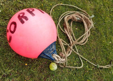 A1 Polyform Buoy Float Marker 29cm with 8m Rope Marine Nautical Home Decor 