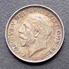 Nice 1912 silver sixpence - nice,