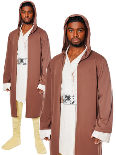 Adult jedi costume brown - costume,