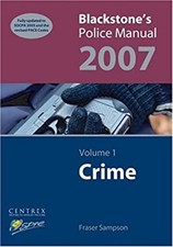 Blackstone's Police Manual 