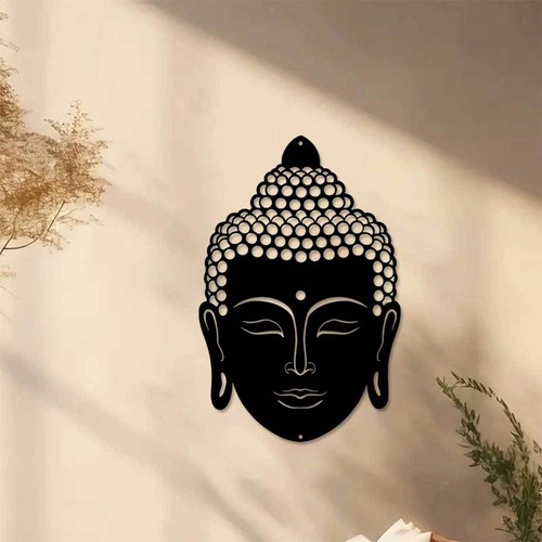 Buddha head wall - head,