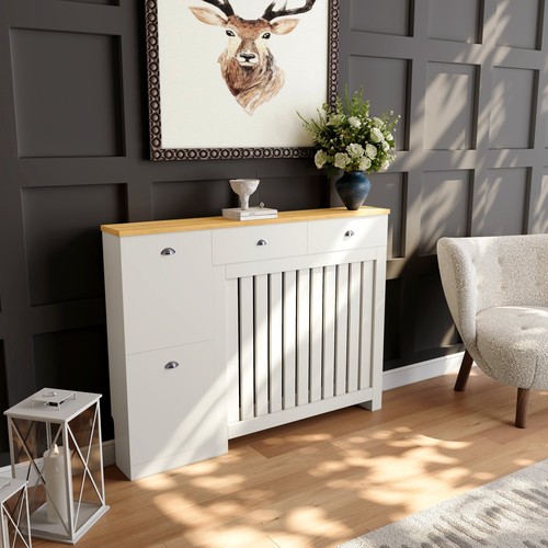 Radiator cover cream modern - radiator,