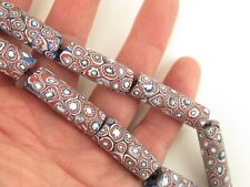 Classic Venetian millefiori beads (9).  African trade. Sick & Co. c1910