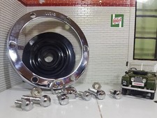 Land Rover Series 1 80 86 88 1953-54 Lucas Altette Horn Chrome Bezel & Nuts Kit