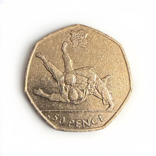 Judo olympic 50p coins - 50p,