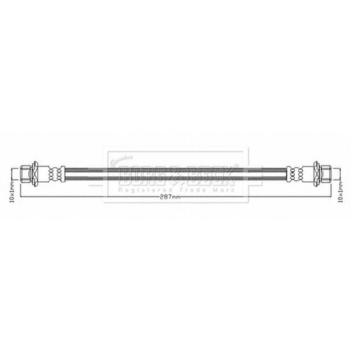 Brake hose for toyota - for,