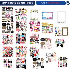 Party photo booth props funny - booth,