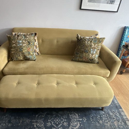 Sofa workshop yellow fabric - yellow, 3