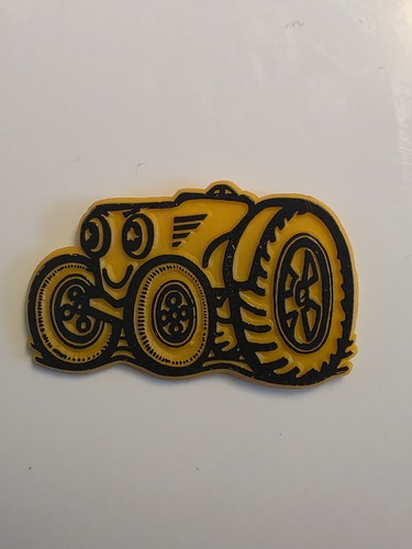 Chuggy the yellow tractor pin - chuggy,