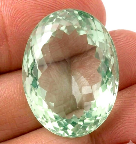 52cts natural green amethyst - green,