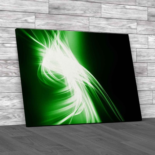 Disco laser light green canvas - disco,