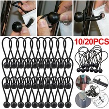 10/20PCS 6" BUNGEE BALLS Strong Elastic Shock Cord Tarp Loop Cover Boat Ties