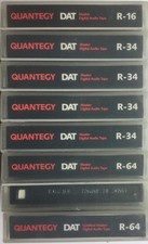 8x Quantegy DAT Digital Audio Tapes ex studio used once