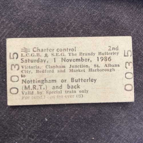 Railway ticket charter - , ticket.