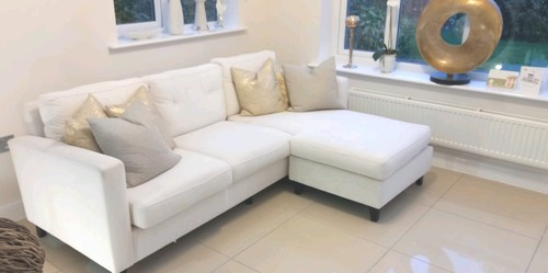 Cream elegant sofa with - elegant,