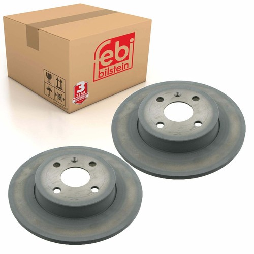Pair rear brake disc fits - rear,