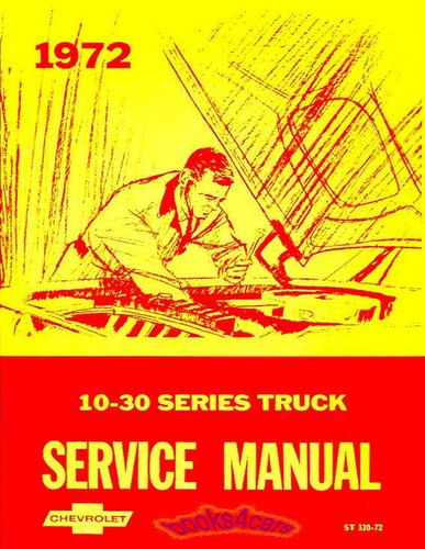 1972 manual truck chevrolet - manual,