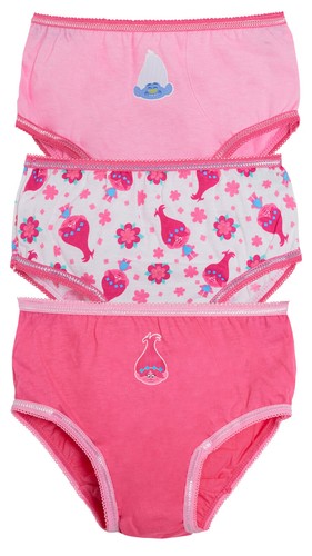 Girls pack trolls briefs - girls, 3