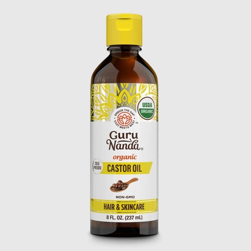 Gurunanda organic castor - gurunanda, oil