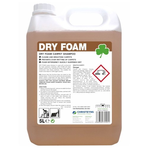 Dry foam extraction carpet - dry,