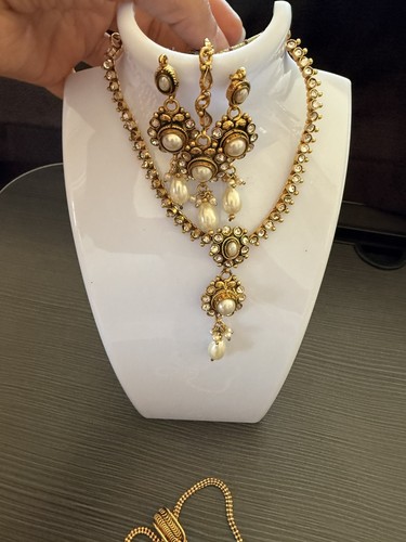 Asian indian jewellery kundan - asian,