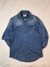 Wrangler Denim Shirt Mens M