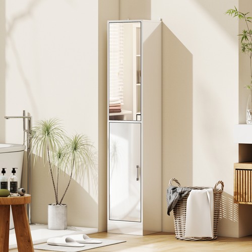 Tall mirrored bathroom cabinet - tall,
