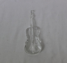 Swarovski Crystal Glass Violin 10.5cm Long In Very Good Condition