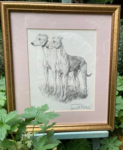 David french signed framed - french,