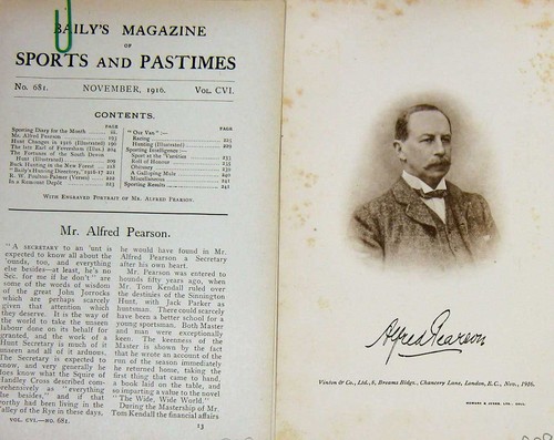 Original old antique print - old,