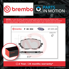 Brake Pads Set fits FIAT 124 SPIDER 348 1.4 Front 2016 on 55253268 Brembo New